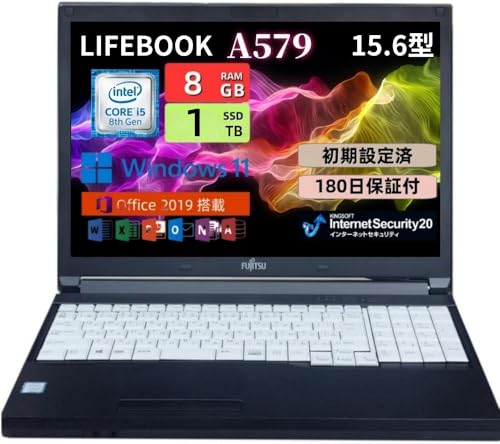 Amazon.co.jp: 【整備済み品】ノートパソコン LifeBook A579 15.6型